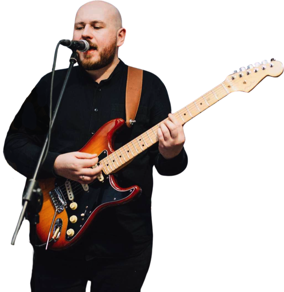 Marcin, gitarzysta zespołu nemesis podczas wesela